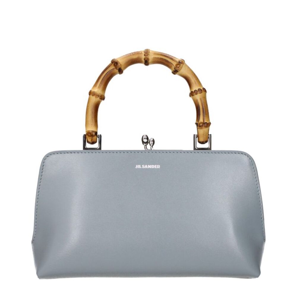 Jil Sander Gray Leather Women's Handbag